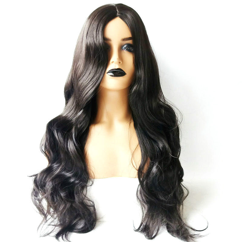 Glueless Women Wigs Human Hair Body Wave Wig Black Long Curly Ladies Hair For Women Gift