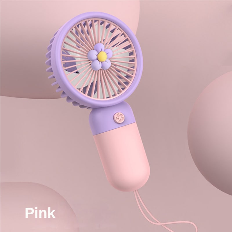 USB rechargeable Handheld fan Mini flower Hand-held fan fashion Hand held fan portable Mini handy Fan