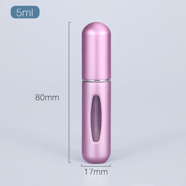 New Arrival Portable Mini Refillable Perfume Bottle With Spray Scent Pump Empty Cosmetic Containers Atomizer Bottle For Travel Tool