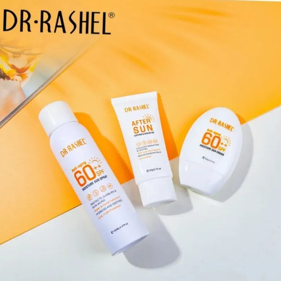 Dr. Rashel Anti-aging 60++ SPF Sun Protection Moisture Spray , After sun and Sun cream White Moisture sun spray