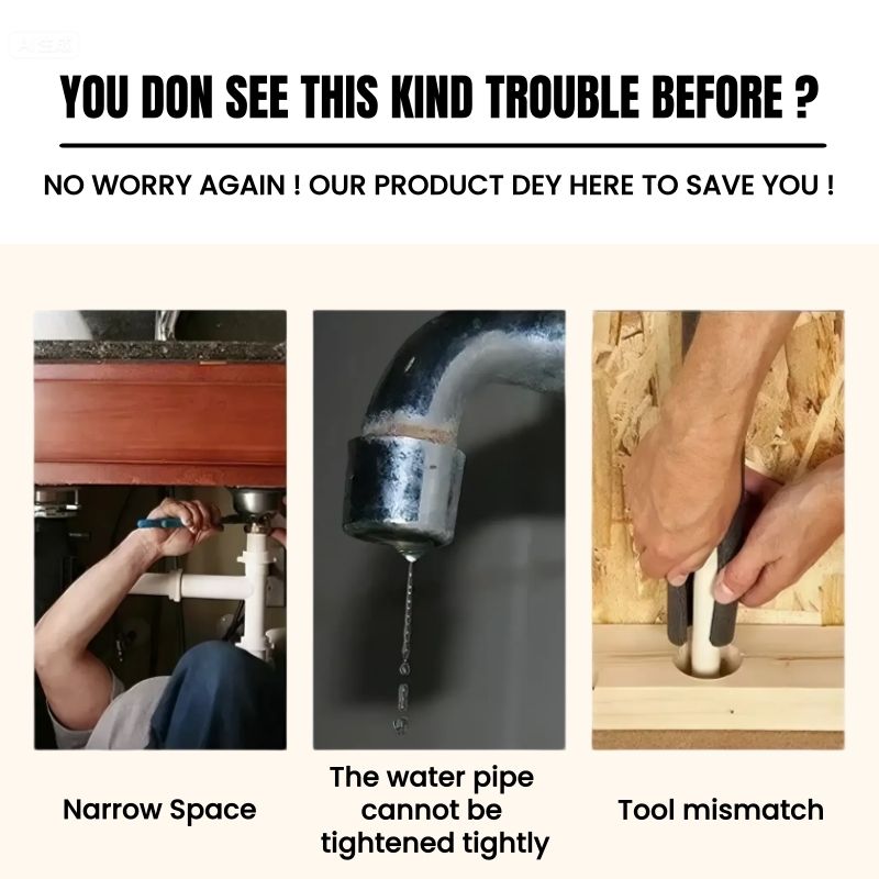 8-in-1 Adjustable Spanner Sink Water Pipe Wrench Multifunctional Sink Installation Tool for bolt Washbasin Wrench Corner Valve Home Decoration Tools Repair Disassembly Tools Jaw Grip Non-Slip Handle