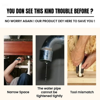 8-in-1 Adjustable Spanner Sink Water Pipe Wrench Multifunctional Sink Installation Tool for bolt Washbasin Wrench Corner Valve Home Decoration Tools Repair Disassembly Tools Jaw Grip Non-Slip Handle