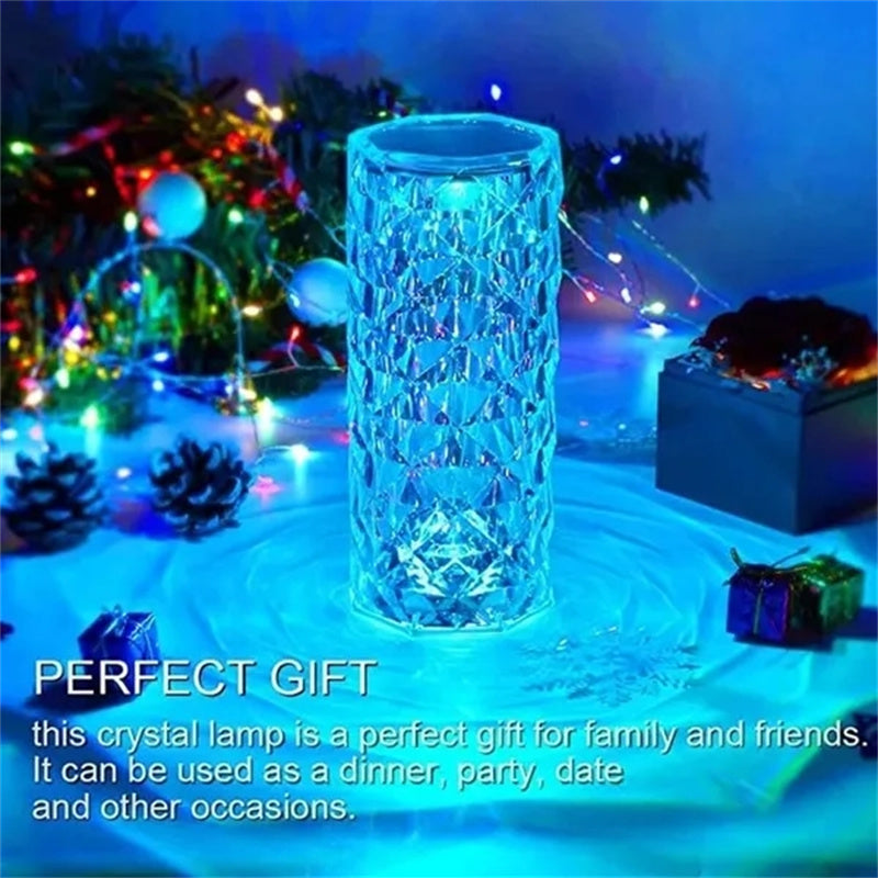 Rose Decorative Lamp Touch Switch Creative Small Gift Bedside Romantic Atmosphere Nightlight