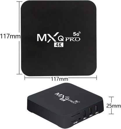 Android Tv Box Mxq Pro 32bits Quad Core 1.46Ghz(Cortex-A7) Smart Tv Box Support 4k 3d Wifi 2.4ghz Stunning 4K Ultra HD Resolution Support H.265 Video Decoding for Smoother Streaming