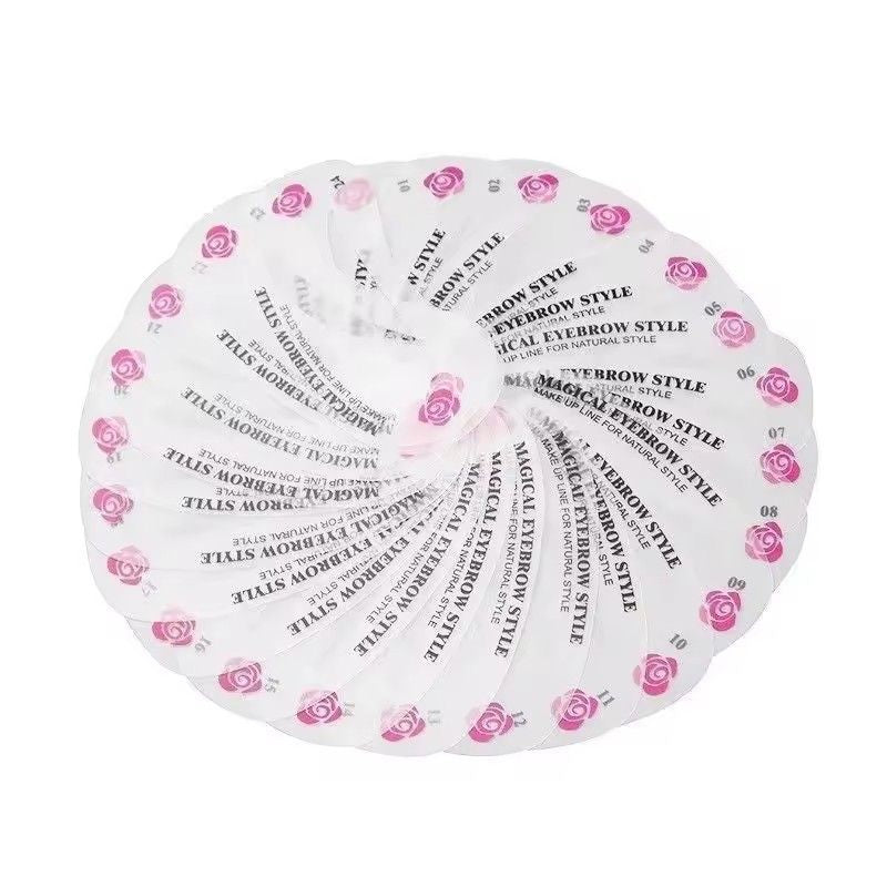 24pcs/set DIY Eyebrow Shaping Stencils - Grooming Kit For Women - Perfect For Beauty Modeling And Makeup Application