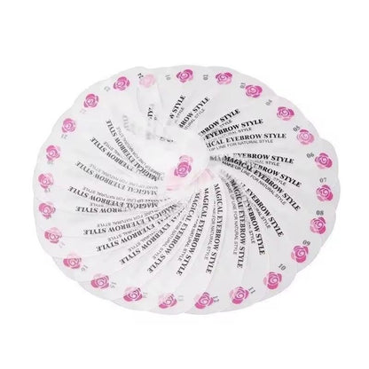 24pcs/set DIY Eyebrow Shaping Stencils - Grooming Kit For Women - Perfect For Beauty Modeling And Makeup Application