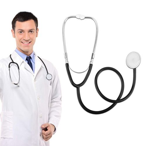 Portable Dual Head Stethoscope Professional Cardiology Medical Stethoscope Doctor Medical Equipment Device Student Vet Nurse