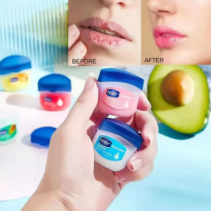 Vaseline Lip Balm Moisturizing Lipstick Base Moisturizer Makeup Natural Plant Anti-Cracking Lip Care Petroleum Jelly Lip Balm