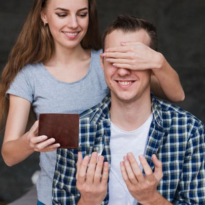 PU Leather Wallet for Men, Slim Bifold Wallet with 8 Credit Card Holder, Mens Slim Multi-Slots Minimalist Card Holder