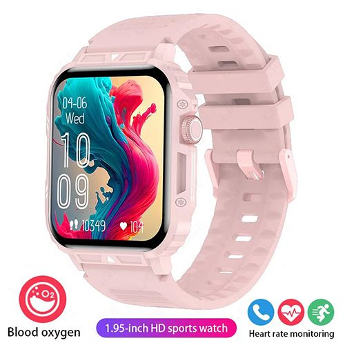 LIGE L81 Smartwatch 1.95 Inch Full Screen Health Monitoring Watches IP68 Waterproof Sport Fitness Tracker Bluetooth Call Smart Watch For Men Women