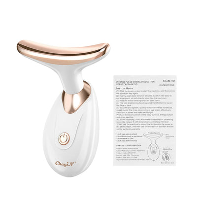 Electric Facial Lifting Massager Vibration Neck Slimming V Face Device Anti Aging Wrinkle Remover Neck Line Skin Firming