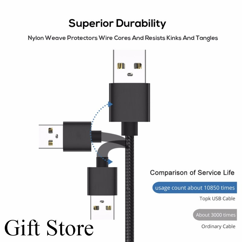 iphone Data Cables Fast Charging data line For iphone Nylon charging cables Charger Cable
