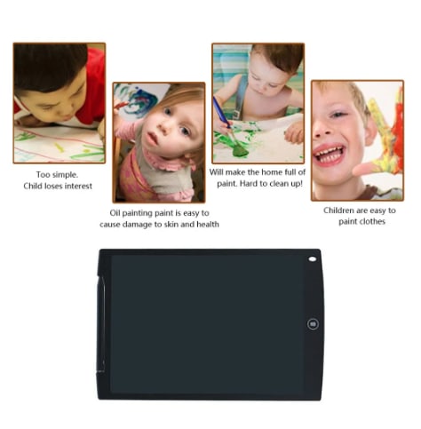 8.5 Inch Smart LCD Handwriting Board Children Electronic Hand Painted Panel Painting Graffiti Dust Free Inkless And Anti Erasing Lock