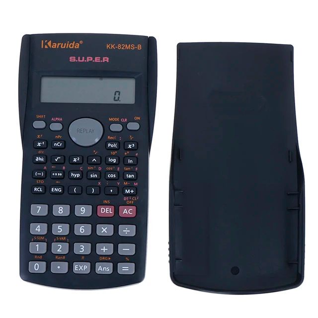 Portable Scientific Calculator Functions Calculator 12 Digits Display Scientific Calculator for Mathematics Teaching School Student 240 KK-82MS-B