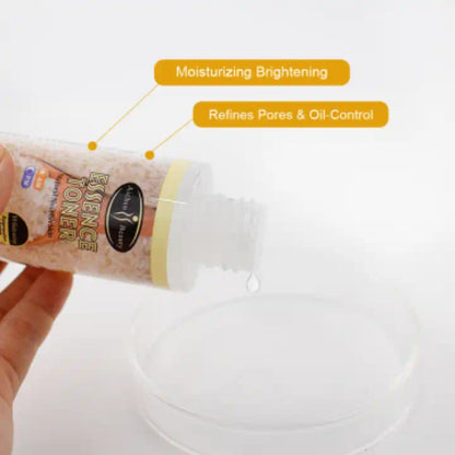Natural Rice Essence Toner Hydrate Brightening AM PM Day Night - Aichun Beauty