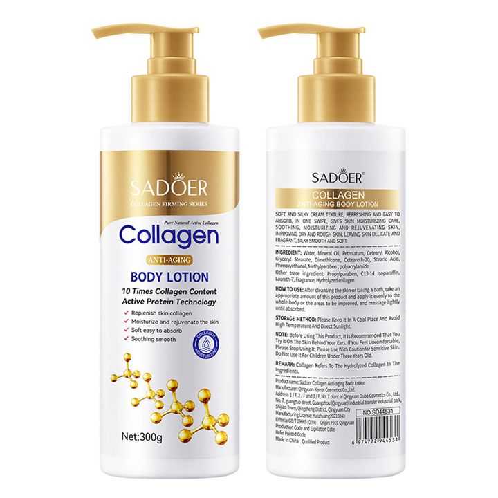 Collagen Milk Bleaching Face Body Cream Whitening Cream Skin Whitening Moisturizing Body Lotion Skin Lightening Cream Body Care