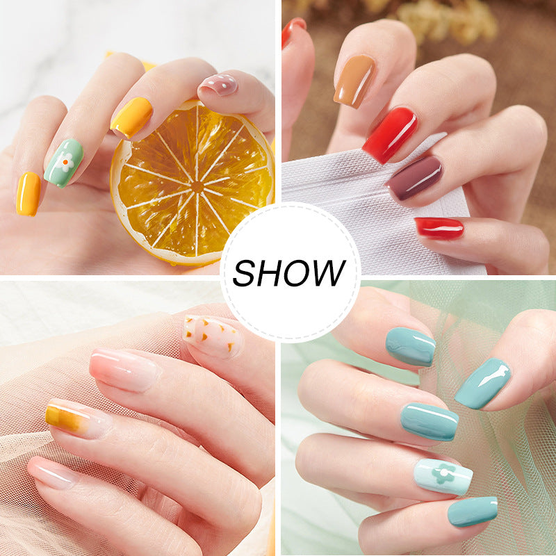 3Pcs Eleanuos Gel Nail Polish batch soaking UV LED semi permanent Nail Gel Kit nail art design varnish