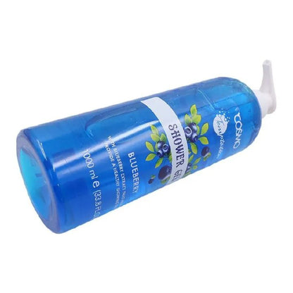 Cosmo Blueberry Temptation Shower Gel With Sweet Berry Scent 1000 ML Bath & Shower Body Care e Moisture In Skin and Leave The Skin Feeling Soft and Supple