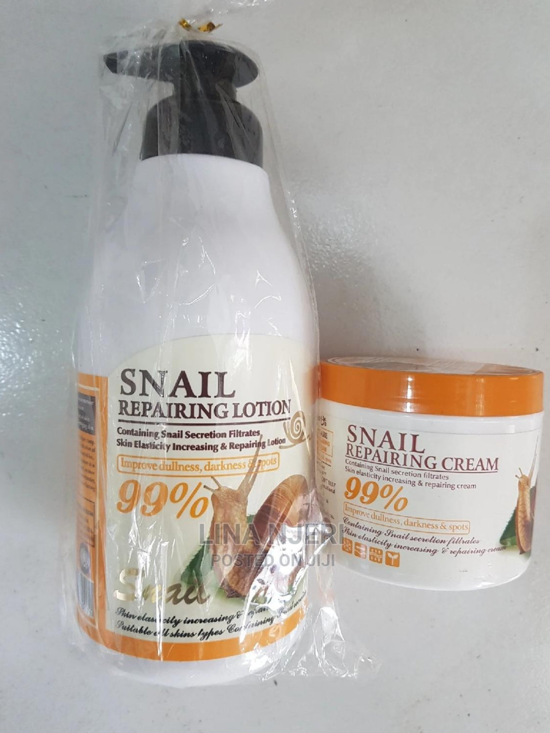 Snail Skin Repairing Lotion and cream - Fruit of the Wokalo