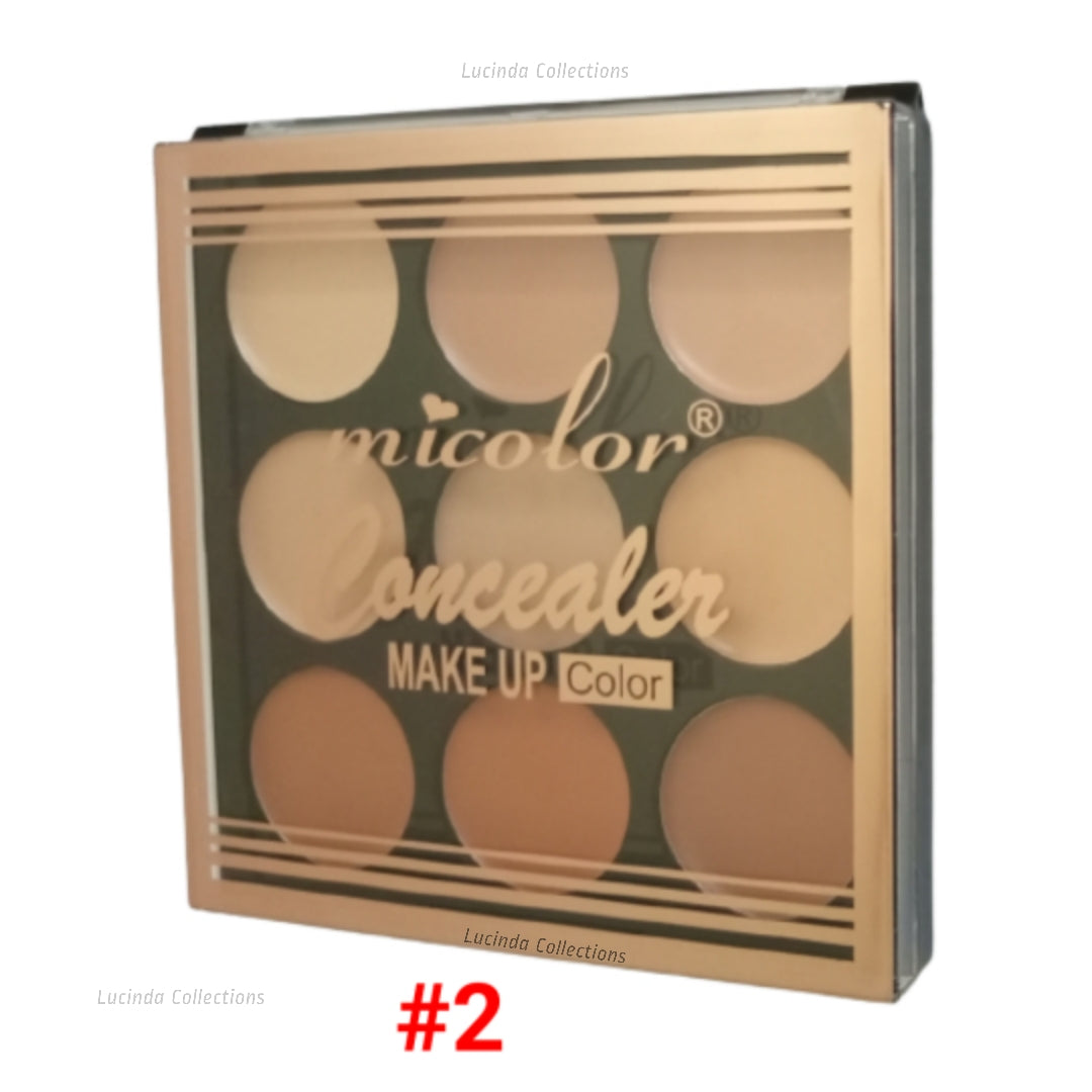 Micolor Concealer Make Up 9 Shade Color Palette