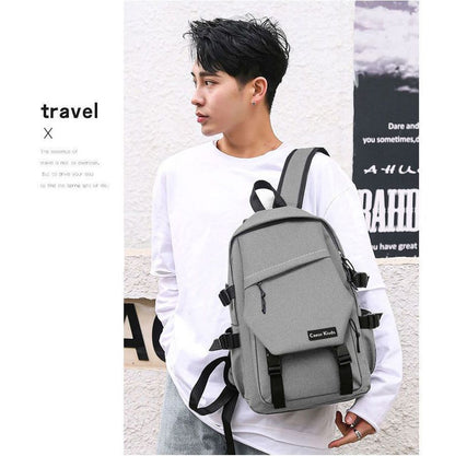 2in1 backpack bag+chest bag Student backpack Laptop Bag Travel bag schoolbag phone bag