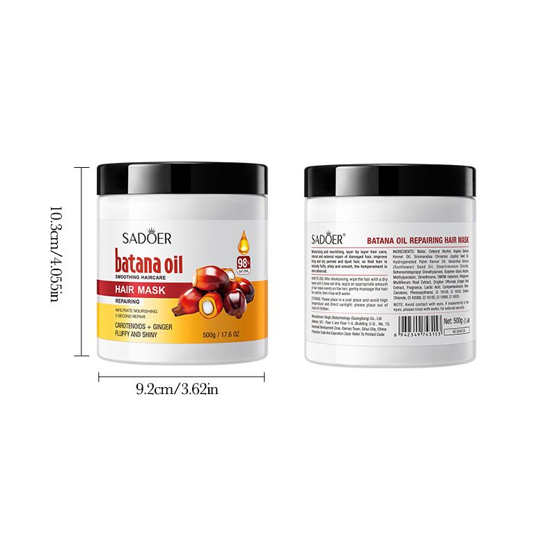 Batana Oil Haircare Repair Hair Mask-Repair and Nourish Hair-Moisturize Hair,improve dry hair quality