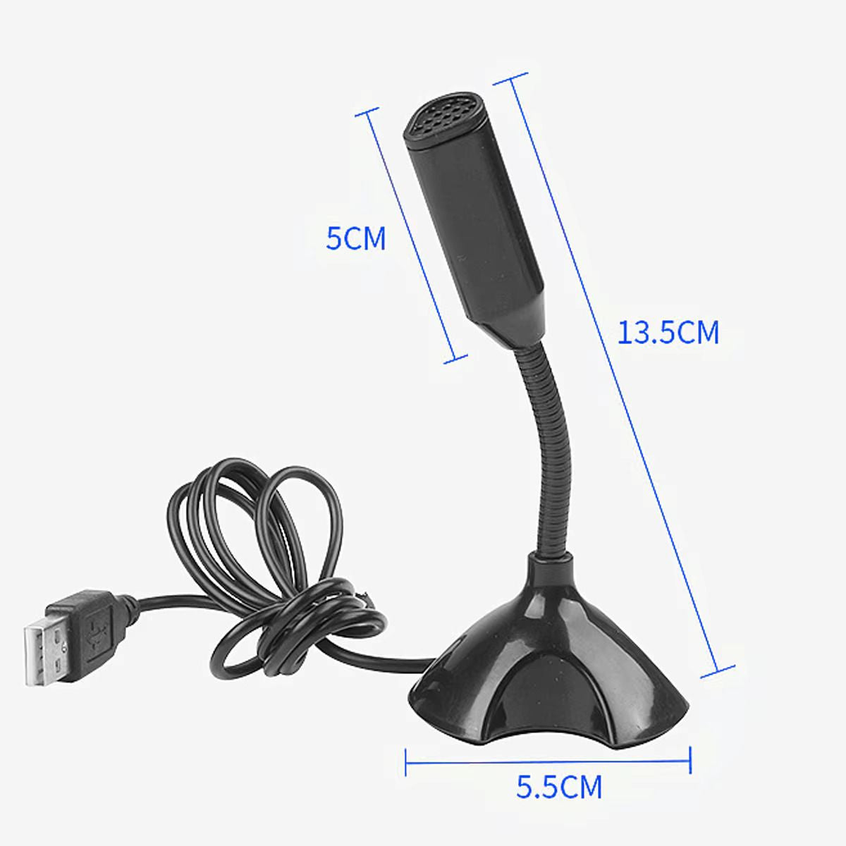 USB Microphone For Laptop And Computers Adjustable Studio Singing Gaming Streaming Mikrofon Stand Mic With Holder Desktop