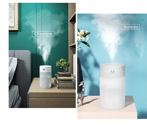 260ML Air Humidifier Ultrasonic Mini Aromatherapy Diffuser Portable Sprayer USB Essential Oil Atomizer LED Lamp for Home Car