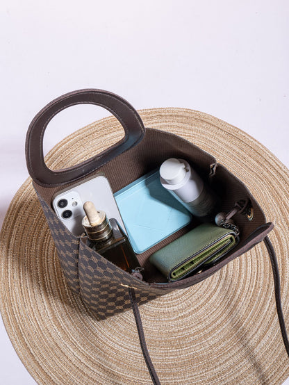 Fashion foreign handbags basket bag small niche all-in-one crossbody bag