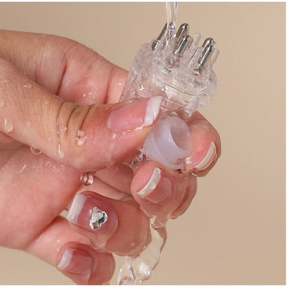 Scalp Applicator Liquid Comb Portable Mini Massage Comb 1-6ml Essential Oil Liquid Guiding Massager Scalp Mino Dispenser Hair Nurturing Anti Hair Loss Scalp Care Tools