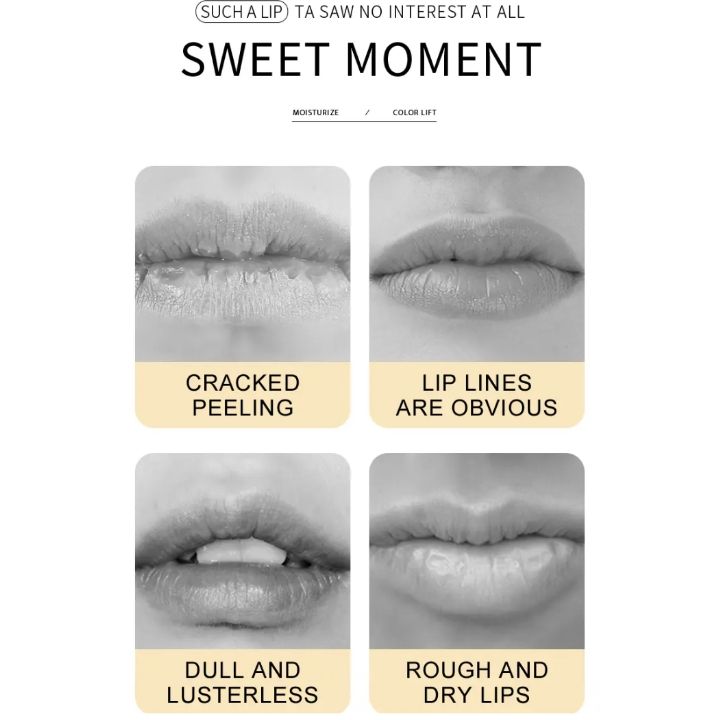 Set of 2 Pcs SADOER Lip Balm Vitamin C Moisturizing Lips Care Organic Sleeping Mask Beauty anti chapped lip balm