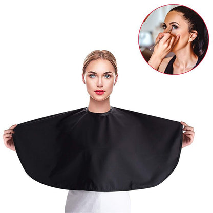 New Arrivals Makeup Cape Makeup Bib Hair Dye Tools Beauty Salon Barber Hair Cutting Cape Cloth Wrap Hairdressing Cape Barber Lightweight Comb-out Beard Apron Shortie Makeup Bib Styling Shampoo Cape