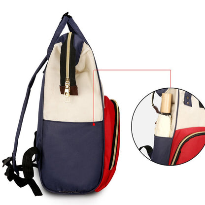 Mommy bag, new handheld backpack, insulated outdoor backpack, large capacity multifunctional mother and baby bag