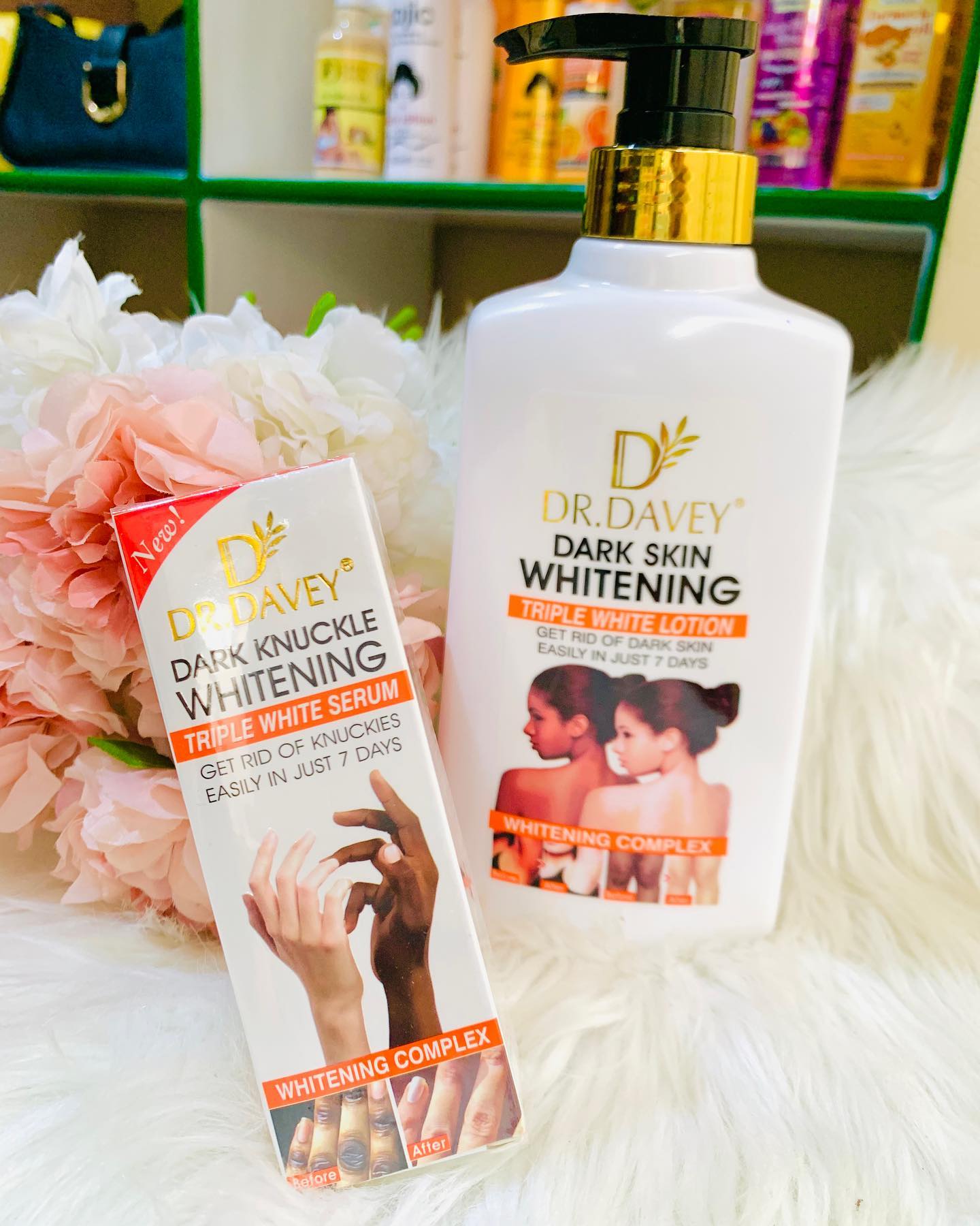 DR.DAVEY Fast Skin Whitening Body Lotion For Hand And Face,Moisturizing Body Cream Glows and Brightens Moisturizes and Hydrates Treats Acne and Spots Evens Skin Tone