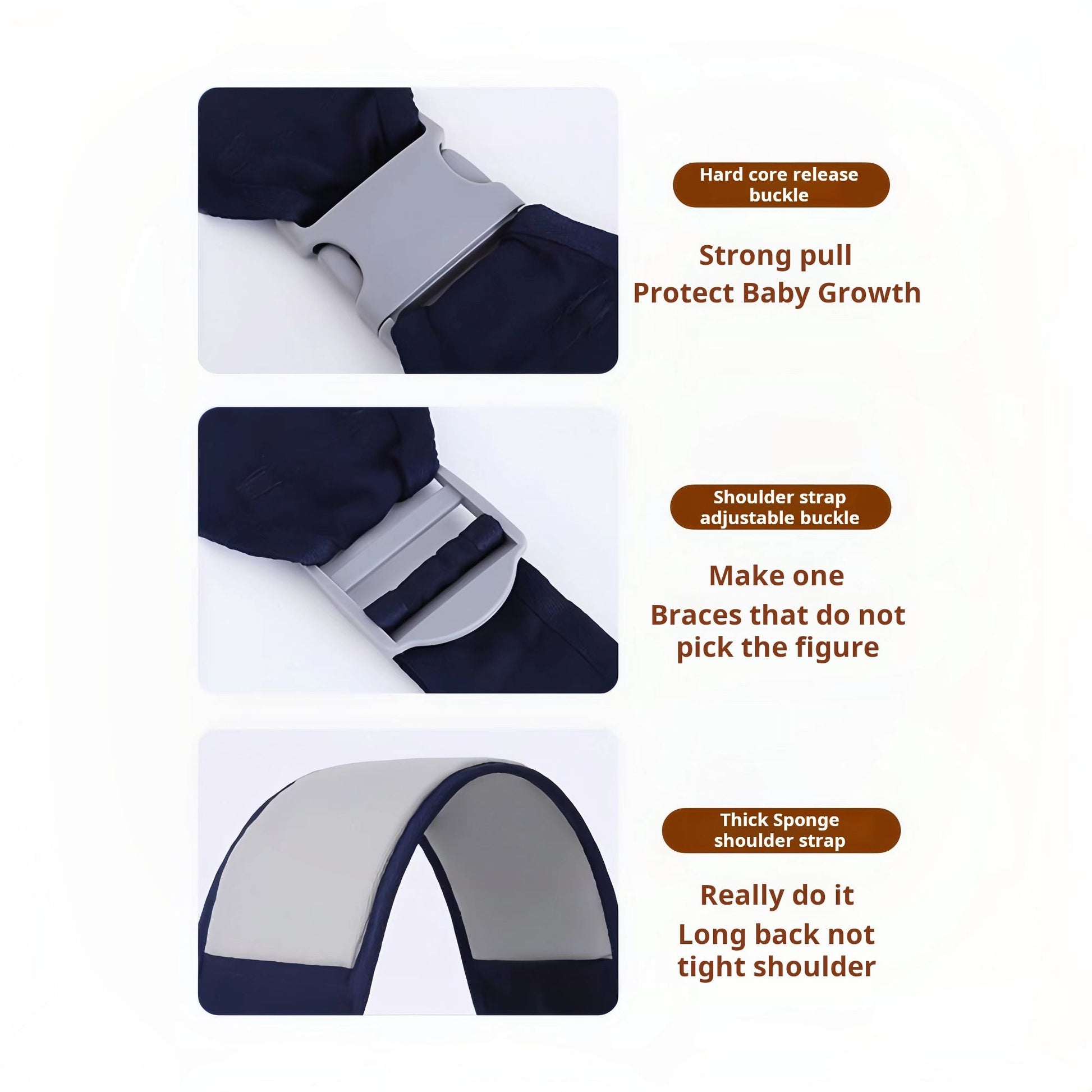 Baby Backpack Lightweight Baby Hug Artifact Front Hug Baby Strap Multifunctional Simple Strap for Newborns Baby Strap Baby Backpack Baby Hug Artifact Summer