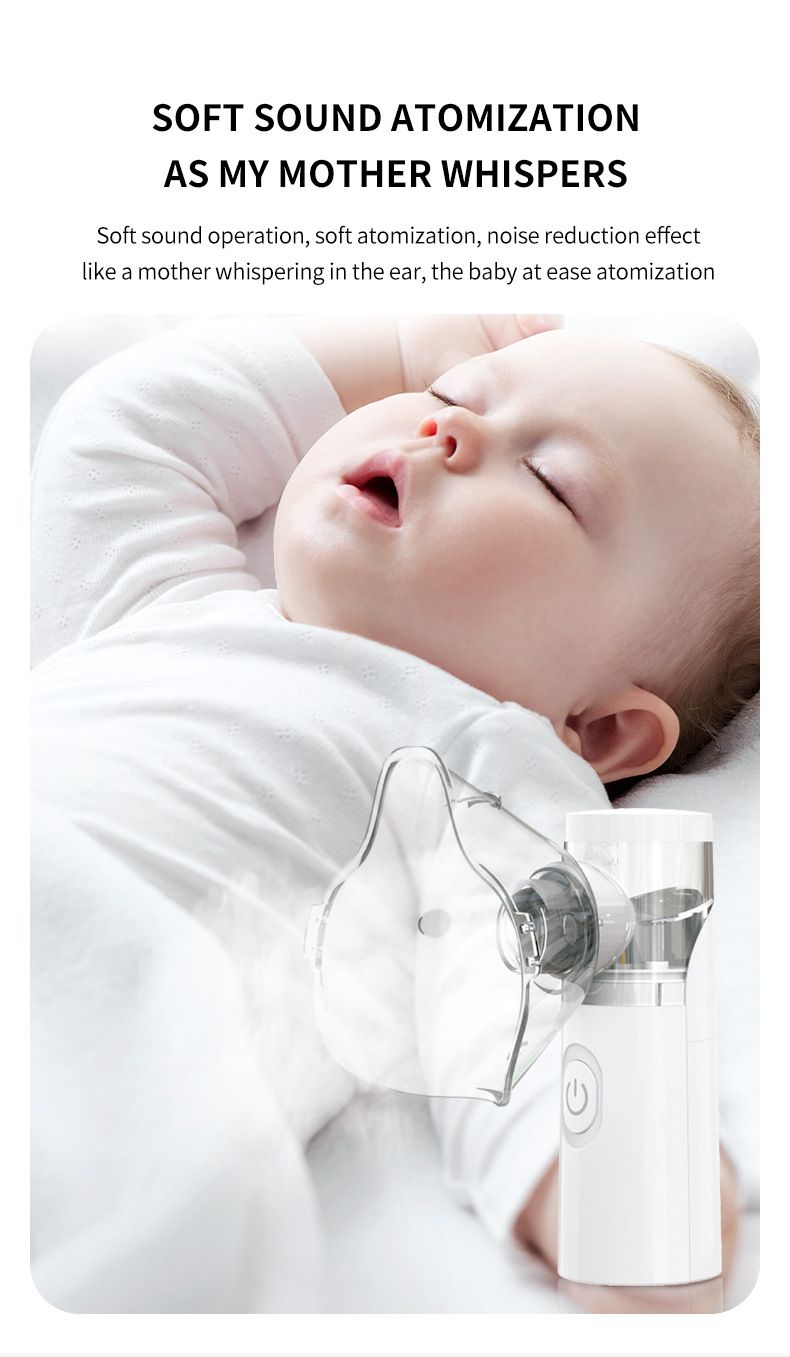Portable Nebulizer Inhaler Medical Mesh Nebulizer Adults Children Handheld Mini Silent Steam Nasal Humidifier Inhaler Tool Nebulizer Asthma