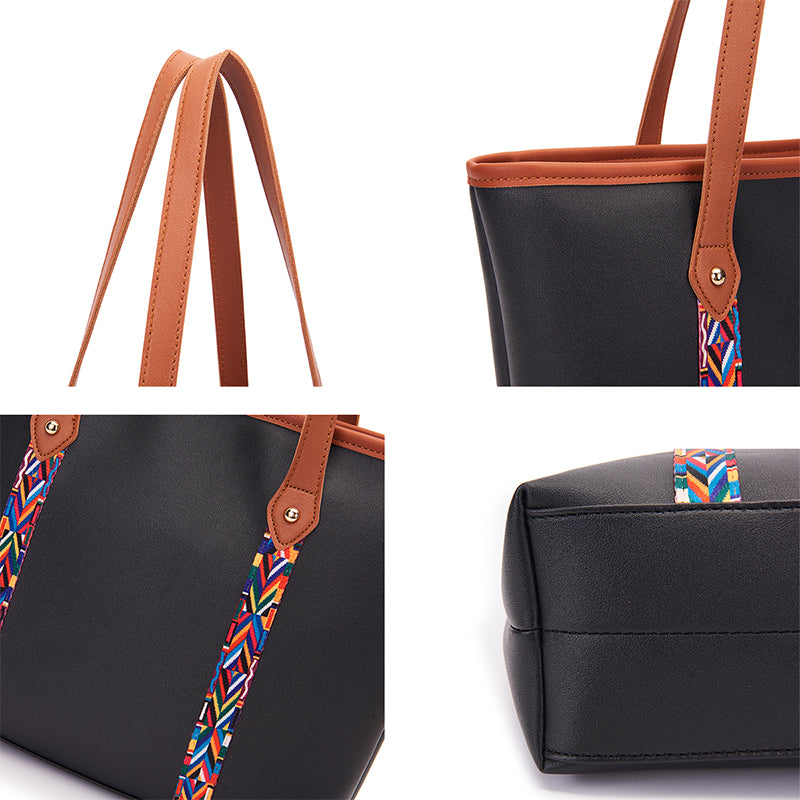 4 PCS/Sets Women Bags Handbag for Women Ladies Bags Tote Bags Shoulder Bag Crossbody Bag Discount On Sale