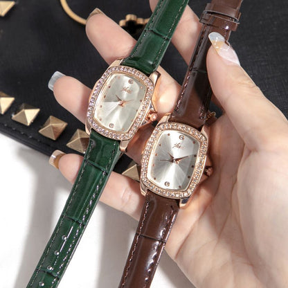 Ladies' Watch Quartz Watch Belt Water Diamond Elegant Diamond Set Watch