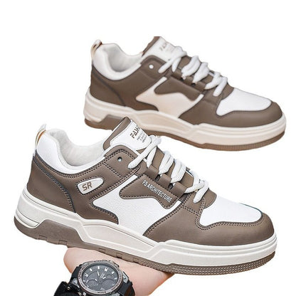 Sneakers Casual Plank Shoes Light Men Breathable Non-slip Trend New Men's Shoes Brown