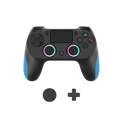 P4 Game Controller Wireless Bluetooth PC Joystick Six-axis Dual Four-vibration Gamepad Console With Light Game Console Game Pad For Android IOS Phone PC Tablet TV Box Game Accessories