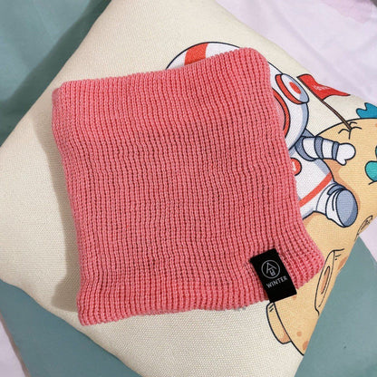 Unisex Solid Cashmere Plush Warm Winter Ring Scarf Women Men Knitted Full Face Mask Snood Neck Scarves Bufanda Thick Muffler New