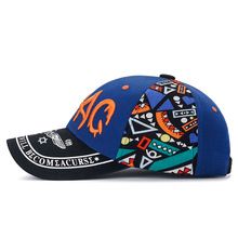 Man hat cap summer sun fashion baseball hats/caps for man 100% cotton hat with letter embroidery and graffiti design fashion accessories gift for him/her