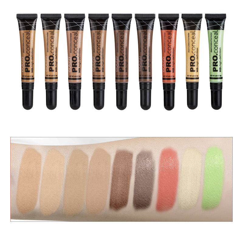 Makeup Facial Foundation Waterproof Concealer Base Fluid Brighten Skin Colour BB Cream Lasting Oil Control Cosmetics Nude Makeup Highlighter Concealer