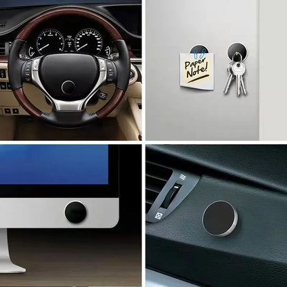 Sucker Car Phone Holder Universal Magnetic Mount Bracket Stick On Car Phone Stand for iPhone Xiaomi Huawei Samsung Dashboard Wall Mounted Car Magnet Sticker