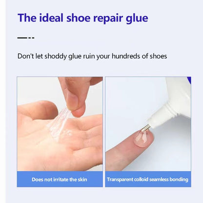 60g Shoe Glue Waterproof Quick-drying Repair Shoes Universal Adhesive Glue Instant Shoe Adhesive Shoemaker Professional Repair Tools
