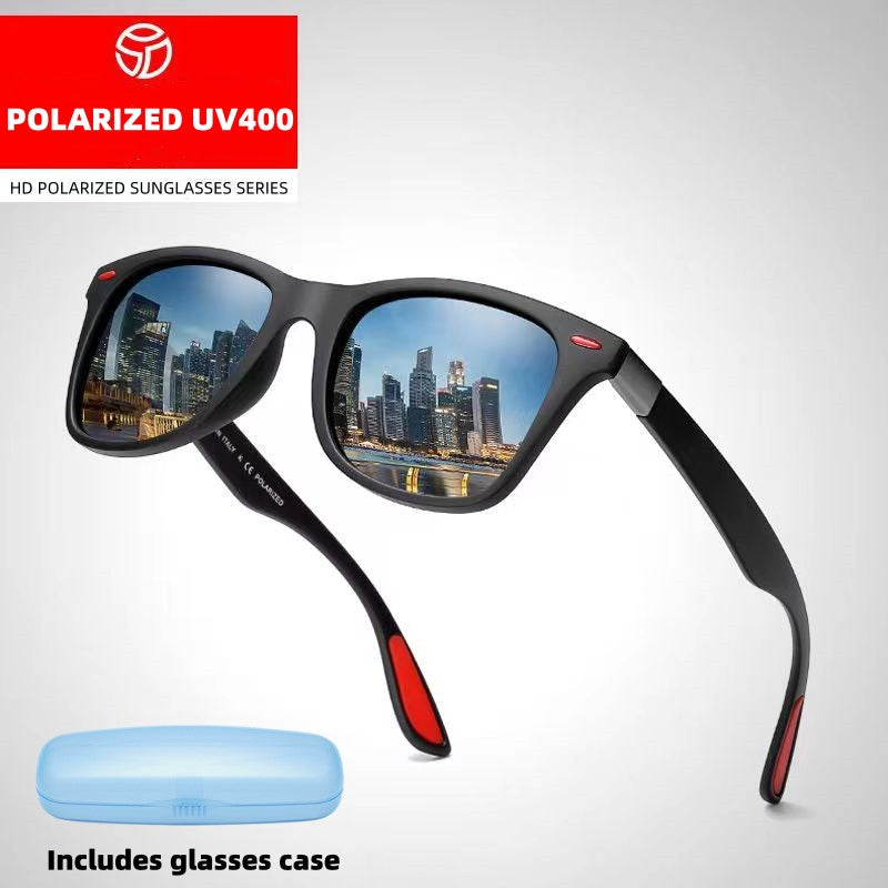 Fashion Sunglasses Eyewear Polarized UV400 For Men And Women Driving Square Frame Sun Glasses UV Protection Unisex Goggle Shades Mirror Sunglasses Metal