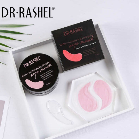Dr. Rashel 60Pcs Ruby Nutrition Hydrogel Eye Mask Lifting Firming Hydration Moisturizing Vitality