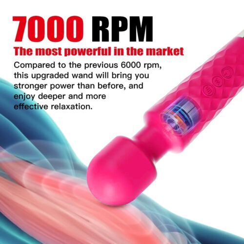 Sex Toy For Women Vibrator Magic Wand Body Massager Low pitched Adjustable Frequency Cordless deep Electric Back Massager