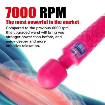 Sex Toy For Women Vibrator Magic Wand Body Massager Low pitched Adjustable Frequency Cordless deep Electric Back Massager