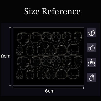 10 Sheets 240pcs Double Sided False Nail Art Adhesive Tape Glue Sticker DIY Tips Fake Nail Acrylic Manicure Gel Makeup Tool